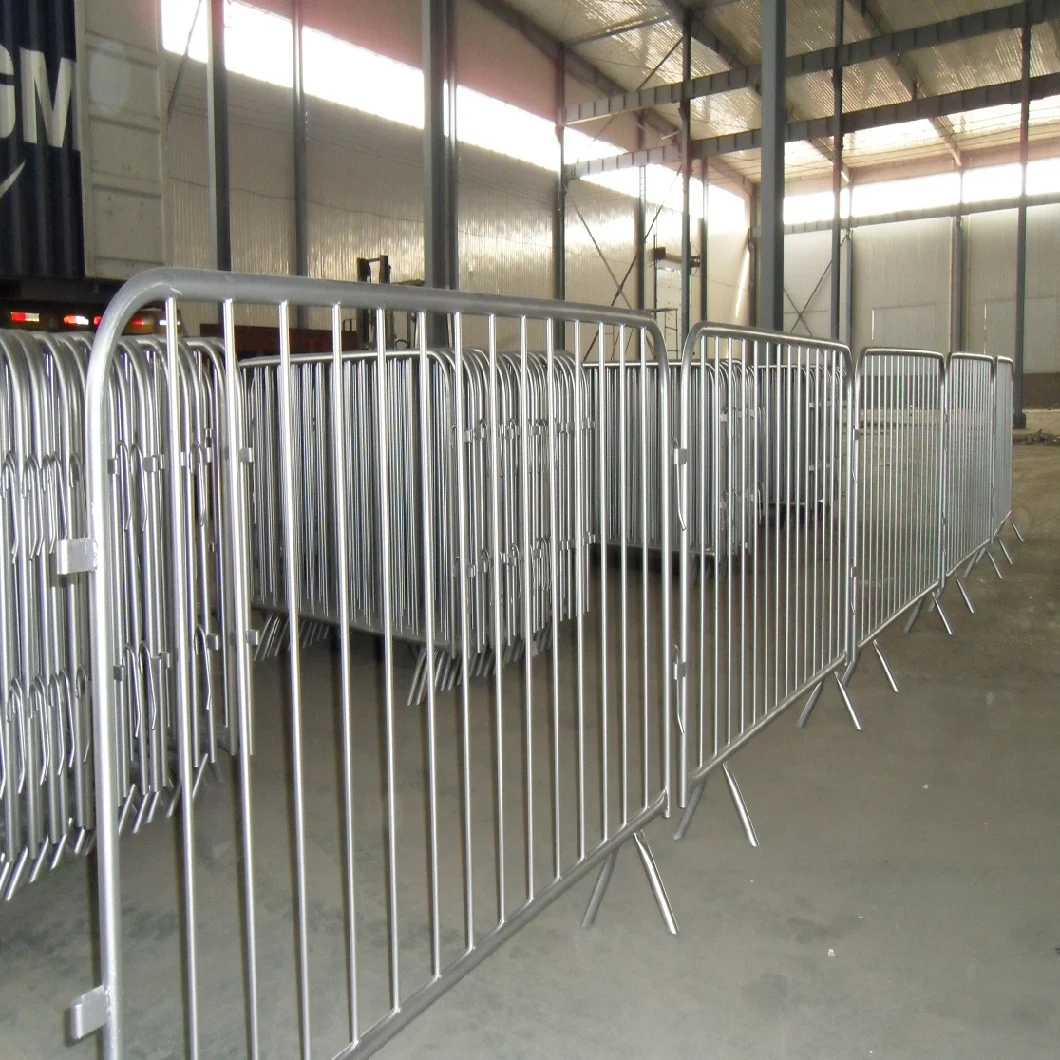 High Quality Galvanized Steel Road Barrier / Crowd Control Barrier / Traffic Barrier/Crash Barrier