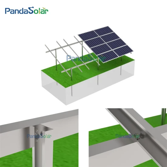 Pandasolar PV Magnésio Alumínio Zinco Sistema de suporte de montagem no solo Fabricação