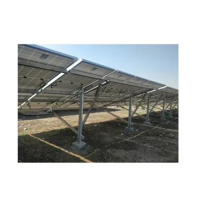 Suporte de montagem de painel solar Estrutura solar de montagem no solo com parafusos de aterramento Pile Foundation